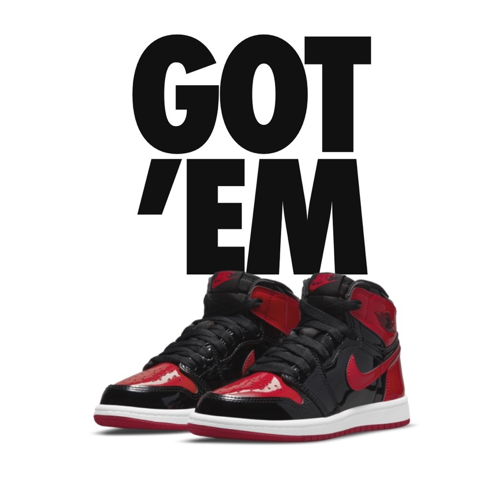 Jordan 1 patent bred